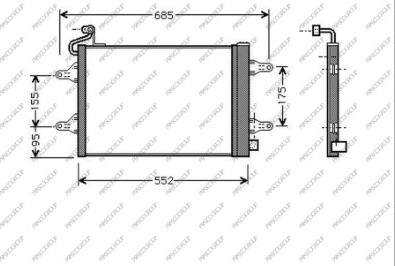 Prasco SK320C001 - Lauhdutin, ilmastointilaite inparts.fi