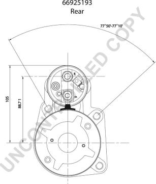 Prestolite Electric 66925193 - Käynnistinmoottori inparts.fi