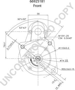 Prestolite Electric 66925181 - Käynnistinmoottori inparts.fi