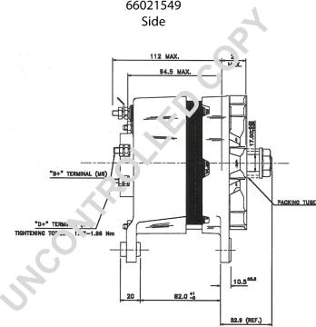 Prestolite Electric 66021549 - Laturi inparts.fi