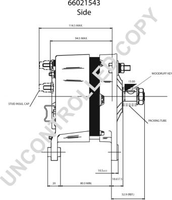 Prestolite Electric 66021543 - Laturi inparts.fi