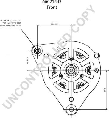 Prestolite Electric 66021543 - Laturi inparts.fi