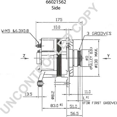 Prestolite Electric 66021562 - Laturi inparts.fi