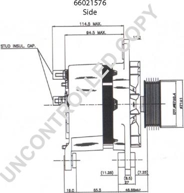 Prestolite Electric 66021576 - Laturi inparts.fi