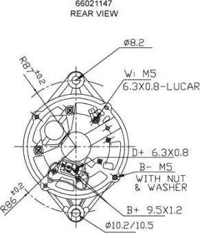 Prestolite Electric 66021147 - Laturi inparts.fi