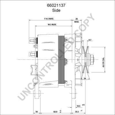 Prestolite Electric 66021137 - Laturi inparts.fi