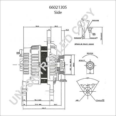 Prestolite Electric 66021305 - Laturi inparts.fi