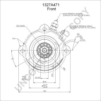 Prestolite Electric 1327A471 - Käynnistinmoottori inparts.fi