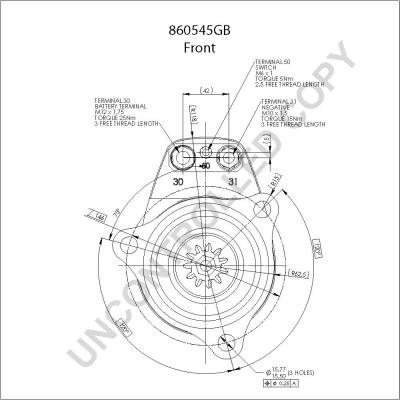 Prestolite Electric 860545GB - Käynnistinmoottori inparts.fi