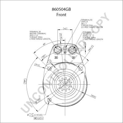 Prestolite Electric 860504GB - Käynnistinmoottori inparts.fi