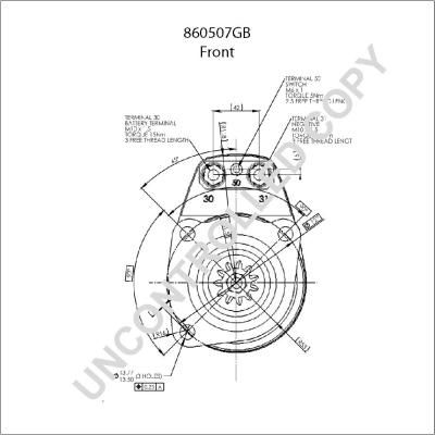 Prestolite Electric 860507GB - Käynnistinmoottori inparts.fi