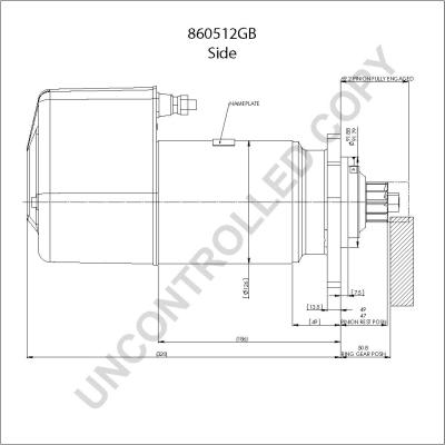 Prestolite Electric 860512GB - Käynnistinmoottori inparts.fi