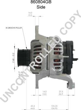 Prestolite Electric 860804GB - Laturi inparts.fi