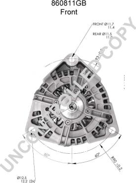 Prestolite Electric 860811GB - Laturi inparts.fi