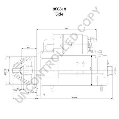 Prestolite Electric 860818 - Käynnistinmoottori inparts.fi