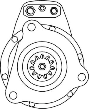 Prestolite Electric 861054 - Käynnistinmoottori inparts.fi