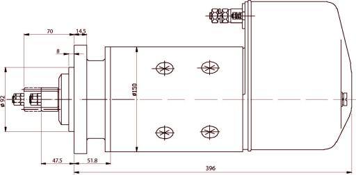 Prestolite Electric 861054 - Käynnistinmoottori inparts.fi