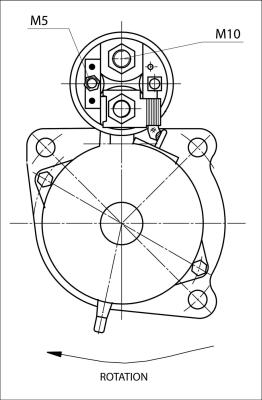 Prestolite Electric 861039 - Käynnistinmoottori inparts.fi