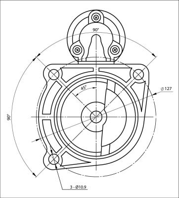 Prestolite Electric 861039 - Käynnistinmoottori inparts.fi