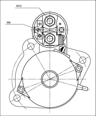 Prestolite Electric 861036 - Käynnistinmoottori inparts.fi