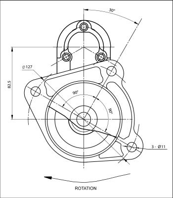 Prestolite Electric 861036 - Käynnistinmoottori inparts.fi