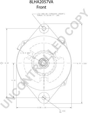 Prestolite Electric 8LHA2057VA - Laturi inparts.fi