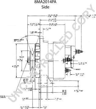 Prestolite Electric 8MA2014PA - Laturi inparts.fi