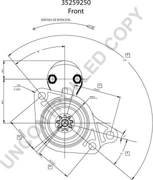 Prestolite Electric 35259250 - Käynnistinmoottori inparts.fi