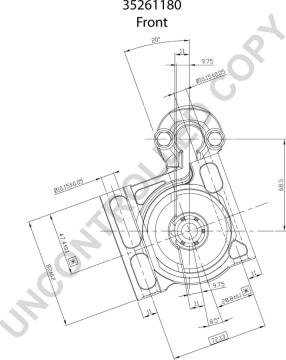 Prestolite Electric 35261180 - Käynnistinmoottori inparts.fi