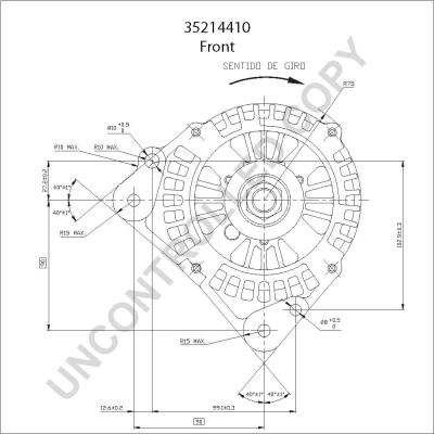 Prestolite Electric 35214410 - Laturi inparts.fi