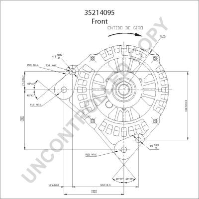 Prestolite Electric 35214095 - Laturi inparts.fi