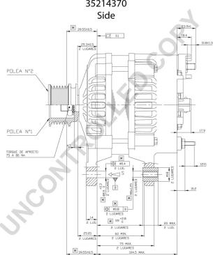 Prestolite Electric 35214370 - Laturi inparts.fi