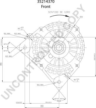 Prestolite Electric 35214370 - Laturi inparts.fi