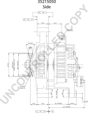 Prestolite Electric 35215050 - Laturi inparts.fi