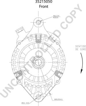 Prestolite Electric 35215050 - Laturi inparts.fi