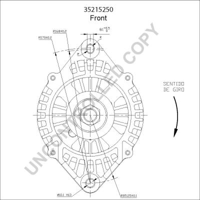 Prestolite Electric 35215250 - Laturi inparts.fi