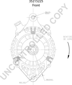 Prestolite Electric 35215225 - Laturi inparts.fi