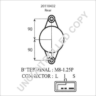 Prestolite Electric 20110432 - Laturi inparts.fi