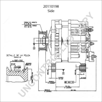 Prestolite Electric 20110198 - Laturi inparts.fi