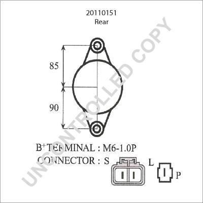 Prestolite Electric 20110151 - Laturi inparts.fi