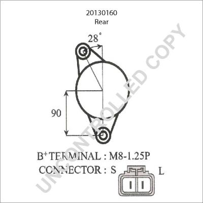 Prestolite Electric 20130160 - Laturi inparts.fi