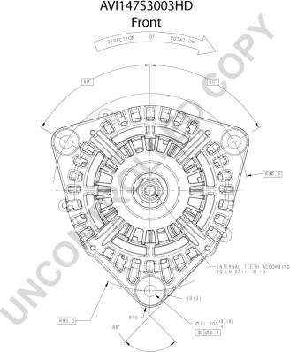 Prestolite Electric AVI147S3003HD - Laturi inparts.fi