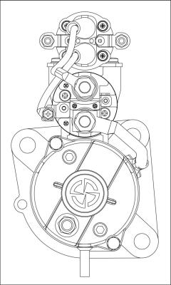 Prestolite Electric M90R3539SE - Käynnistinmoottori inparts.fi