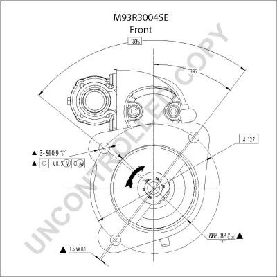 Prestolite Electric M93R3004SE - Käynnistinmoottori inparts.fi