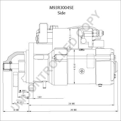 Prestolite Electric M93R3004SE - Käynnistinmoottori inparts.fi