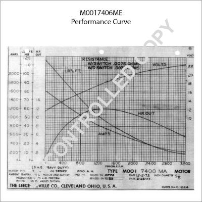 Prestolite Electric M0017406ME - Käynnistinmoottori inparts.fi