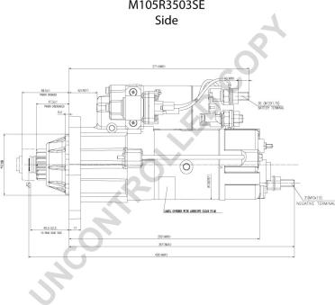 Prestolite Electric M105R3503SE - Käynnistinmoottori inparts.fi