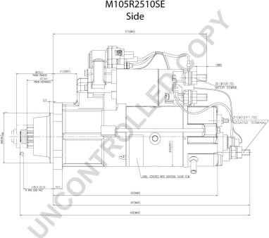 Prestolite Electric M105R2510SE - Käynnistinmoottori inparts.fi