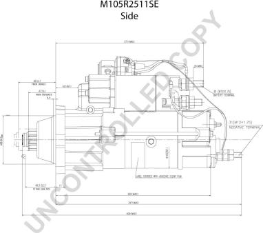 Prestolite Electric M105R2511SE - Käynnistinmoottori inparts.fi