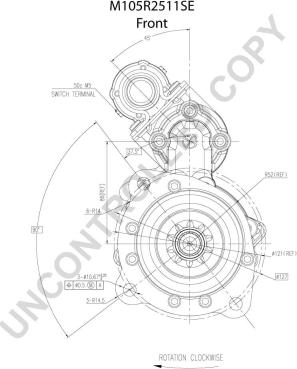 Prestolite Electric M105R2511SE - Käynnistinmoottori inparts.fi